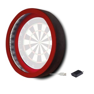 Dragon Darts Lunar Eclipse - Dartbord Verlichting - LED Surround - Rood