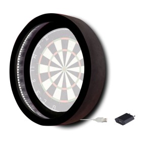 Dragon Darts Lunar Eclipse - Dartbord Verlichting - LED Surround - Zwart