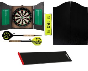 XQ Max - Michael van Gerwen - Home darts centre MvG handtekening - Complete dartset - inclusief puzzle dartmat 